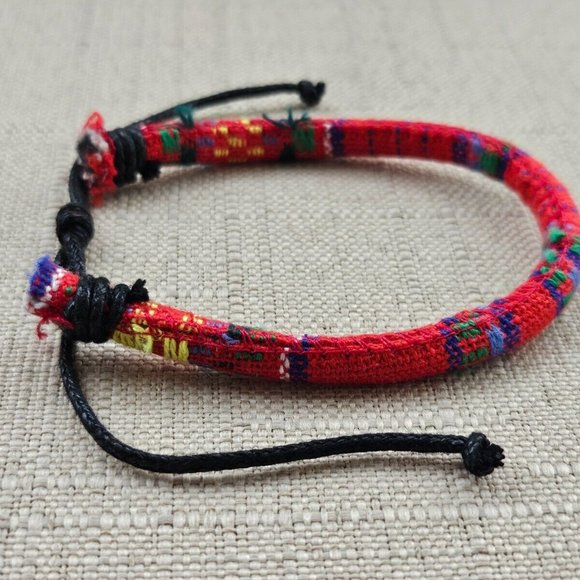 Unisex Wristband Multi Color Canvas Bracelet Fashion Jewelry Adjustable Bracelet - Picture 8 of 12